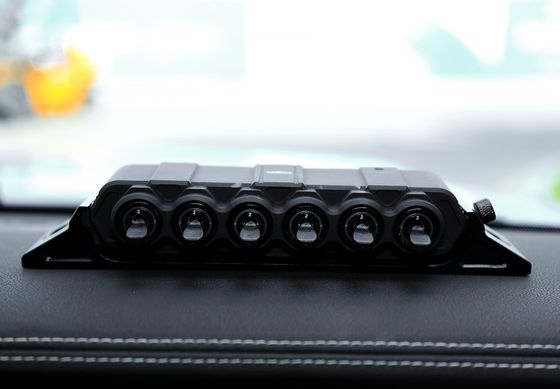 ISO9001 2015 gecertificeerd 6 Gang Aluminium Rocker Switch Panel voor draadloos besturen van autoonderdelen