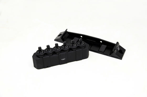 Elektrophoresis en poedercoating 6 Gang Switch Panel voor universele 4x4 auto werklamp