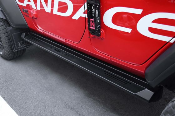 Aluminium legering zijpedaal voor universele autobuiten accessoires met aangepast logo