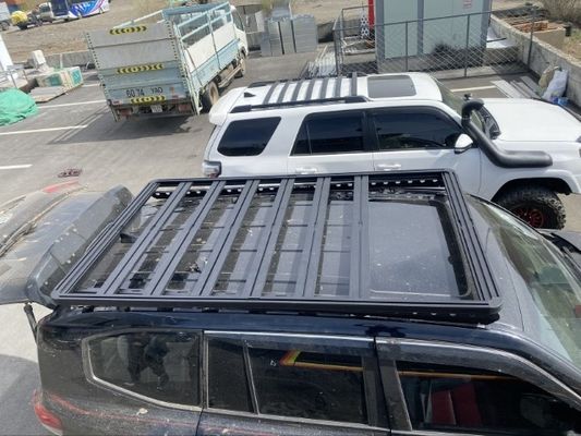 SUS304 Backbone Montage Universal Car Roof Carrier voor Toyota LC300 Top Roof Platform