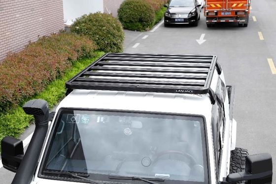 Black Off Road Land Cruiser 79 Serie Platte aluminium legering 4X4 Universele autodakrekken voor Toyota