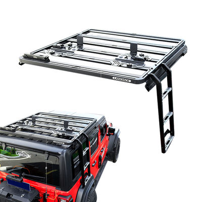 Achterdeurladder Zwarte poederbedekte zijladder voor WranglerJL auto-fitment JEEP