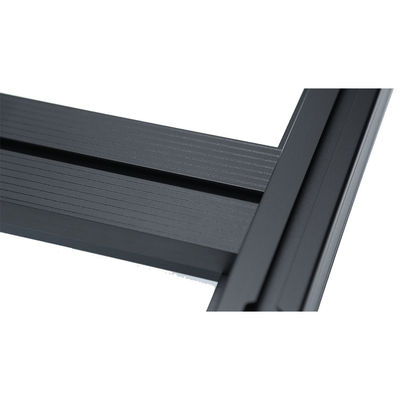 Zwart 1500x1425 Op maat gemaakte dakrekken Kofferbak voor pick-ups Staalrek