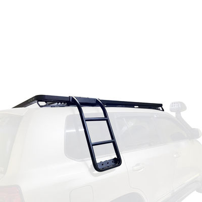 Verwerking laser snijden Zwarte aluminium dak mand voor 4Runner Car Top Cargo Carrier
