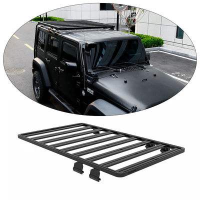 Universal Black Roof Rack Basket voor 4X4 Cars Aluminium legering 1500X1425 Prestaties