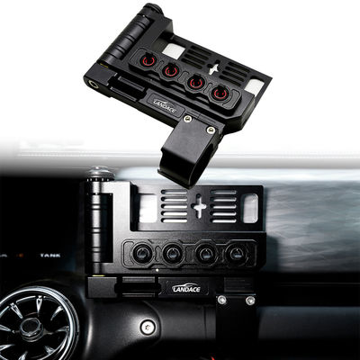 Fashion Design Style Aluminium legering draadloos schakelaar paneel controller Bracket 20,8 * 20 * 5,8 mm