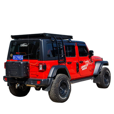 4x4 Offroad Aluminium Roof Rack Bagage Auto Roof Basket Zwart 1455*1425*113mm