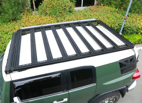 Op maat gemaakte grootte Aluminium dakrek van legering voor FJ Cruiser 4x4 Autoonderdelen lichtgewicht
