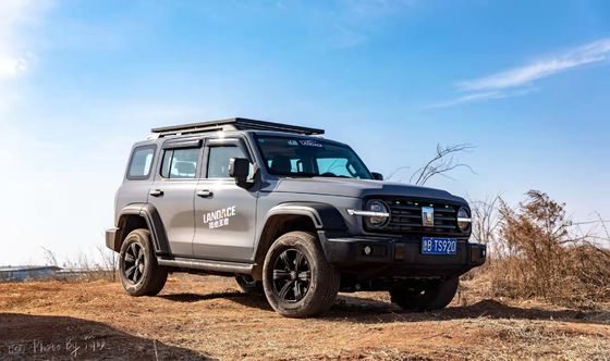 Hoofd van aluminium legering auto dak mandje voor Toyota FJ Cruiser in zwart afwerking