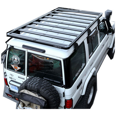 Hoofd van aluminium legering auto dak mandje voor Toyota FJ Cruiser in zwart afwerking
