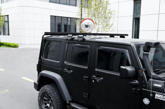 Vergroot uw Jeep JK's opslagruimte efficiënt met een zwart poeder bekleed dakrekplatform