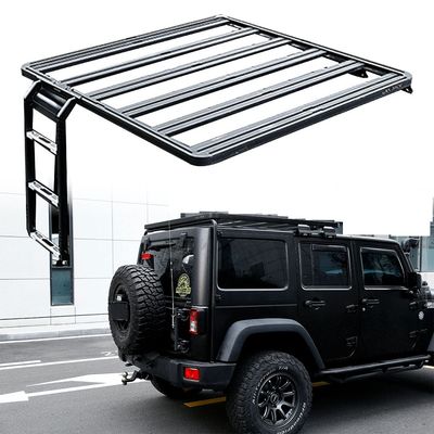 Op maat gemaakte eenzijdige ladder voor Jeep Wrangler JK Side Door Ladder Retrofit Kit Q235-8