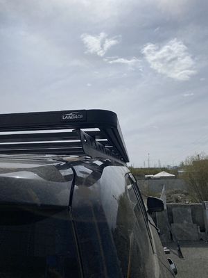 Roof Mount Zwart Universal 4X4 Land Cruseir Lc300 Roof Rail Rack Basket Toyota Zwart