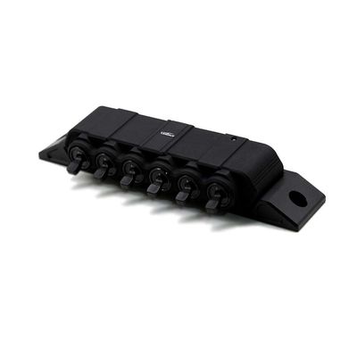 Universal Car Aluminium Alloy 6 Gang On-Off Control Switch Panel voor een brede toepassing