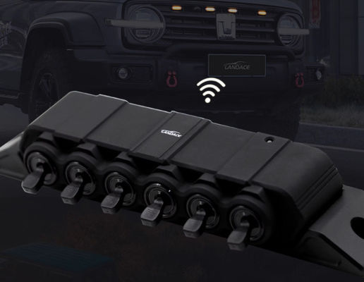 Universal Car Aluminium Alloy 6 Gang On-Off Control Switch Panel voor een brede toepassing