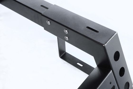 Ford Ranger Jeep Tacoma Tundra Hilux Truck Bed Rack met verstelbaar en zilveren ontwerp