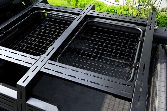 GMC Sievra 1500 Truck Bed Rack Manganese Steel Back Racks Voor pick-ups