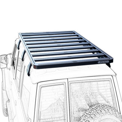 Zwarte aluminium legering auto dakrek kruisbalk voor Ford Ranger SUV