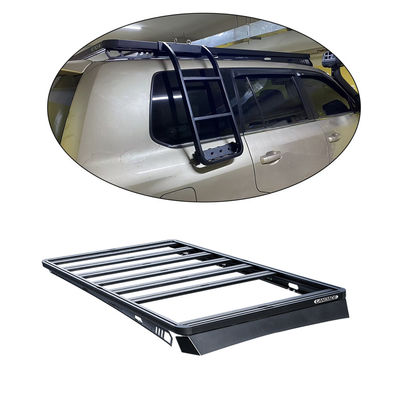 Landace 4X4 Aluminium Zwarte Cargo Carrier Basket dakrek voor Toyota 4Runner NW 33kg