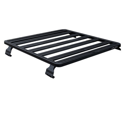 Roofplaatsing Zwart universele dakrek voor Toyota LC76 Robuuste aluminiumconstructie