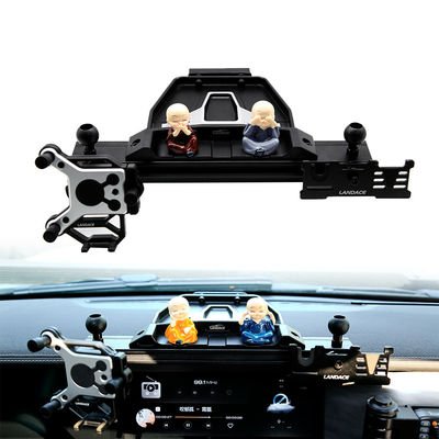 Zwarte aluminium legering Centrumconsole Bracket voor JEEP 4x4 Off-road Interieur Accessoires