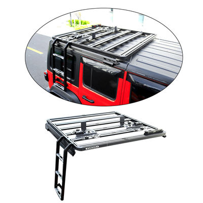 4x4 Voertuig Exterieur Accessoires Zwarte zijkant dak toegangsladder voor 18-23 Wrangler Rubicon Jeep