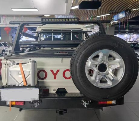 TOYOTA TRUCK LC79 Achterbumper accessoires in zwart met staalmateriaal en accessoires