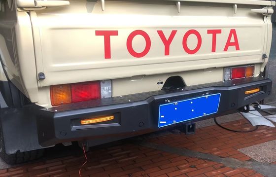 TOYOTA TRUCK LC79 Achterbumper accessoires in zwart met staalmateriaal en accessoires