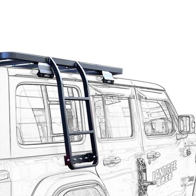 Bescherming Decoratie Zwarte elektroforese poedercoating Sahara Defender zijschaal