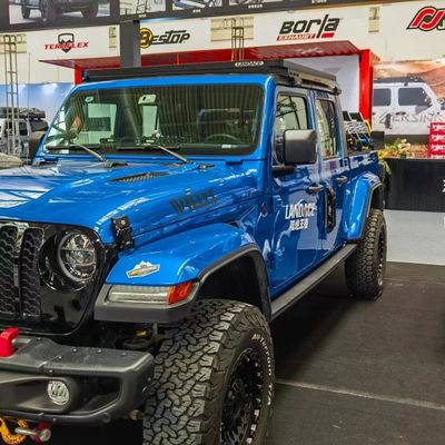 High- Heavy Duty Black Powder Coating Hi-lift Carrier Bed Rack voor Jeep Gladiator JT