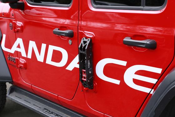 Internationaal Aluminium legering Zwarte zijde deur ladder voor Jeep Wrangler High- Zwart