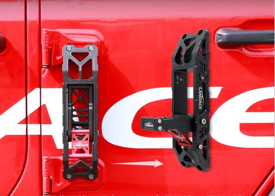 2018-2022 Wrangler Zilver Zwart Opvouwbare Auto Zijdeur Voet Pedal Peg Ondersteuning Zijde Stap