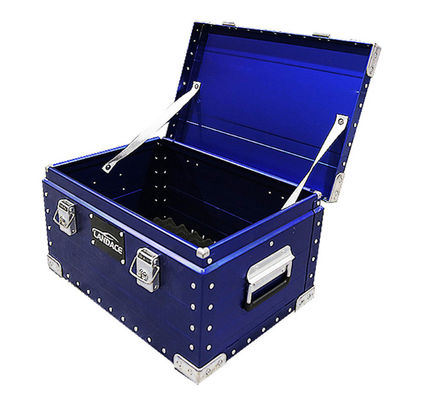 Auto Camping Keukenopslagdoos OEM Aluminium Camping Keukendoos Blauw