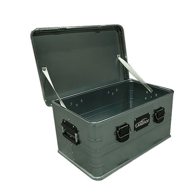 Voertuig gemonteerde aluminium doos camping zilveren aluminium Chuck doos