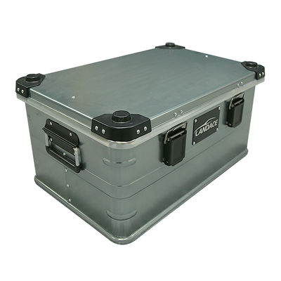 Voertuig gemonteerde aluminium doos camping zilveren aluminium Chuck doos