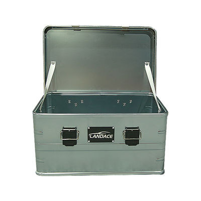 Voertuig gemonteerde aluminium doos camping zilveren aluminium Chuck doos
