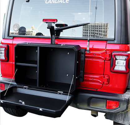 Wrangler JL Off Road Aluminium Jeep Achterdeur Buitenopslagdoos Grootte 700x450x317mm