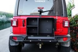 Op maat gemaakte Qingdao Landace achterdeur Buiten opslag voor Wrangler JL JK Tank 300 BJ40