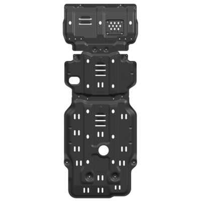 Toyota Tundra 5.0mm Chassis Protection Motor Cover Mudflap Skid Plate in zwarte verf