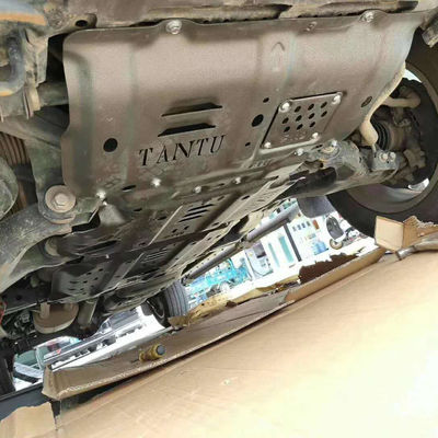 Toyota Tundra 5.0mm Chassis Protection Motor Cover Mudflap Skid Plate in zwarte verf