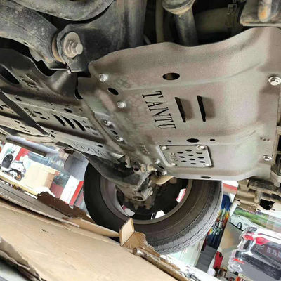 Toyota Tundra 5.0mm Chassis Protection Motor Cover Mudflap Skid Plate in zwarte verf