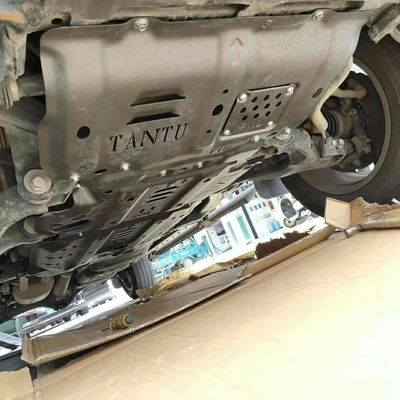 Zwarte verf 5,0 mm chassis beschermplaat voor 2018-2019 Toyota Tundra zware voertuig