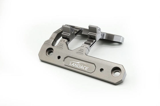 Carbon Steel Landace Black Powder Coated Light Mounting Brackets met CNC-bewerking