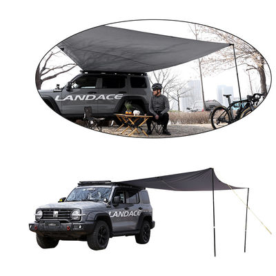 4x4 dak tent met zijkant dakdek en luifel camouflage veld spel stijl