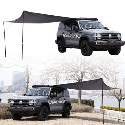 4x4 dak tent met zijkant dakdek en luifel camouflage veld spel stijl