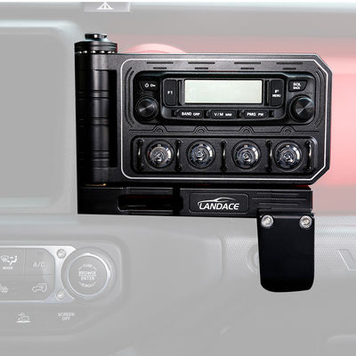 Wrangler Center Console Radio Bracket Platform Panel met hard geanodiseerd oppervlak