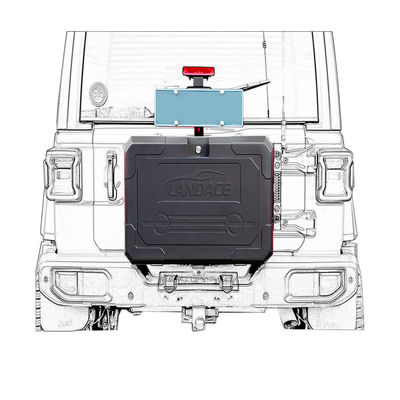 Aluminium auto kofferbak opslag voor Jeep Wrangler JL Off-Road Style Grote capaciteit