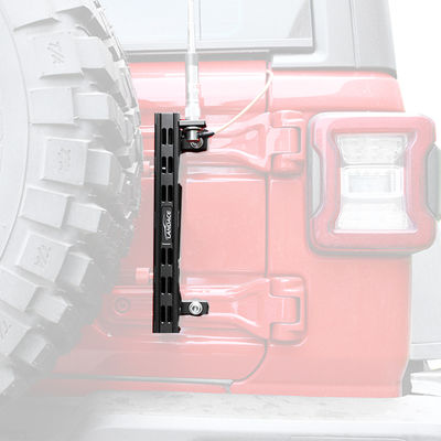 Aluminium legering vlaggenstanghouder en radiodraadbeugel voor Jeep Wrangler JL Gladiator