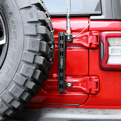 Aluminium legering vlaggenstanghouder en radiodraadbeugel voor Jeep Wrangler JL Gladiator