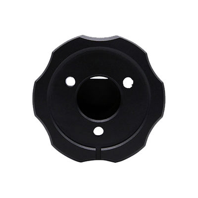 74*74*30mm Zwarte aluminium legering Antenna basis dekking Primaire voor Jeep Wrangler JL JK
